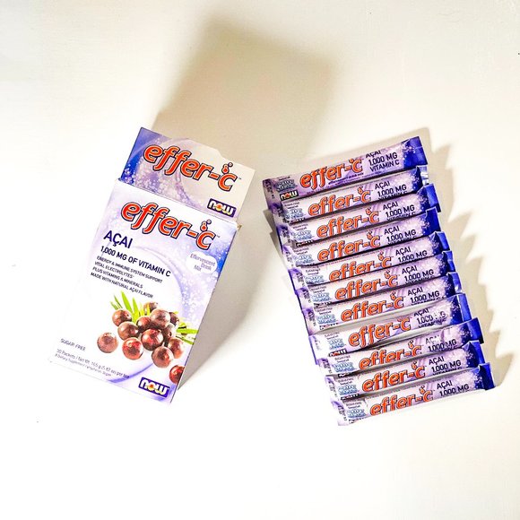 FREE with purchase TODAY!!!  NOW effer-c ACAI  [ 1,000 MG Vit C ] [ 10 sticks ] - Picture 2 of 3